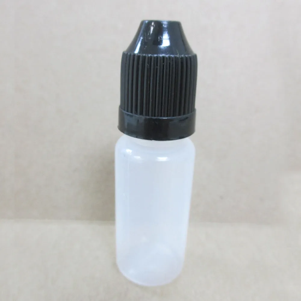 100 Empty Plastic Dropper Bottles Squeezable Tip 10ml Eye Liquid Dropper LDPE