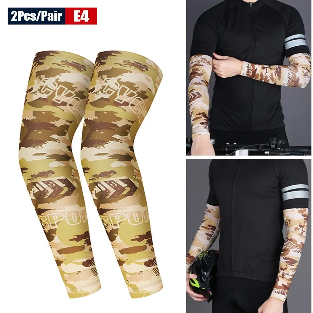 2pcs/pair Anti-uv Sun Protection Arm Sleeves for Running Basketball