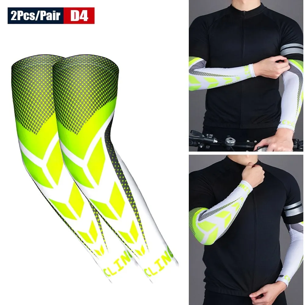 2pcs/pair Anti-uv Sun Protection Arm Sleeves for Running Basketball