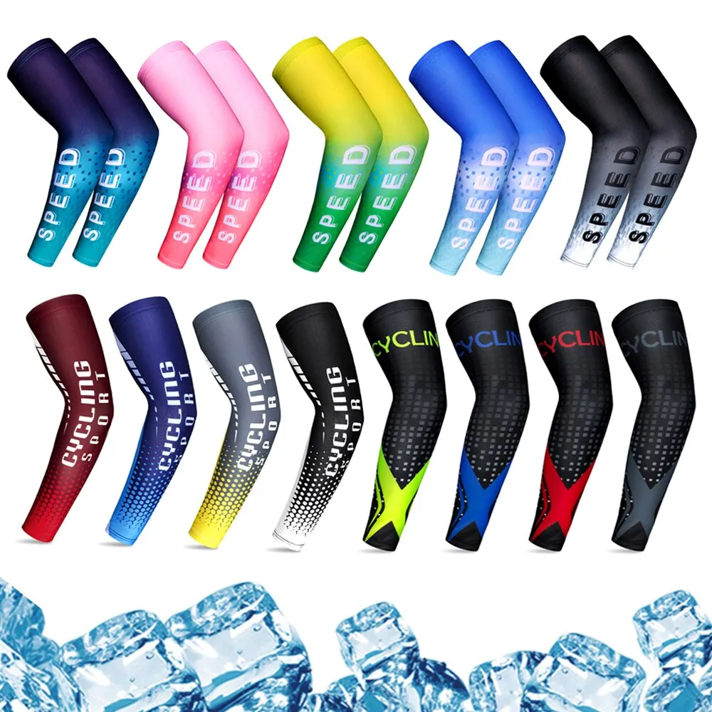 2pcs/pair Anti-uv Sun Protection Arm Sleeves for Running Basketball