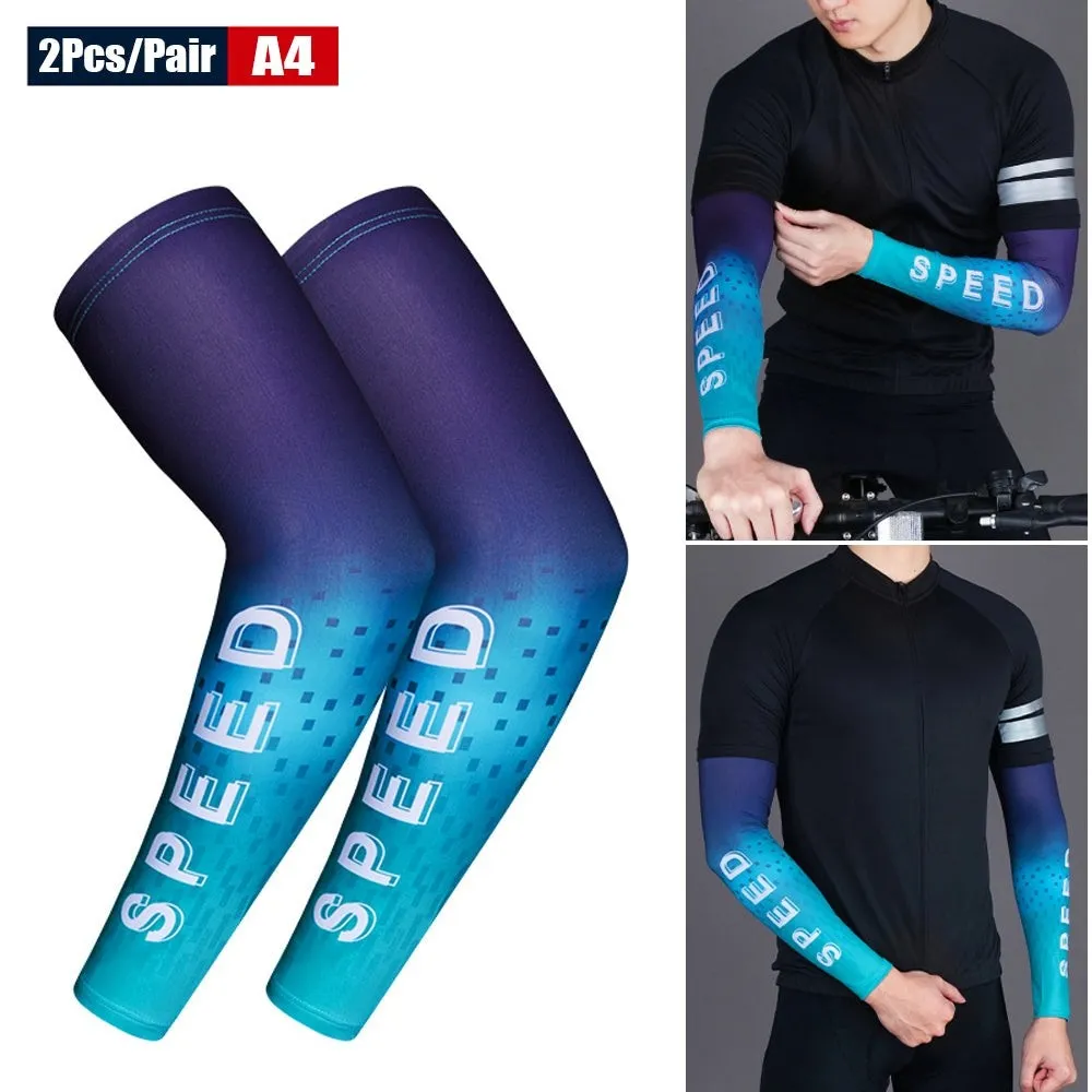 2pcs/pair Anti-uv Sun Protection Arm Sleeves for Running Basketball