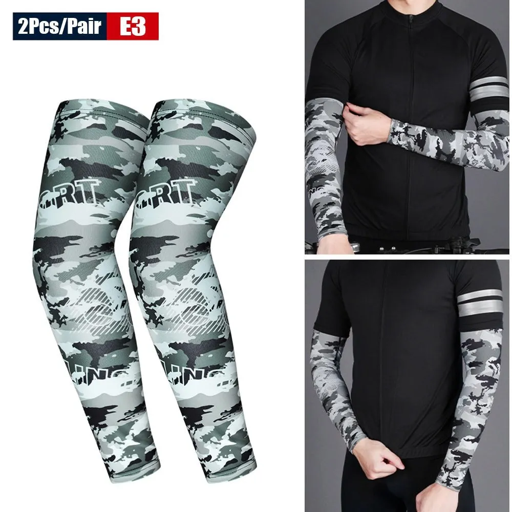 2pcs/pair Anti-uv Sun Protection Arm Sleeves for Running Basketball