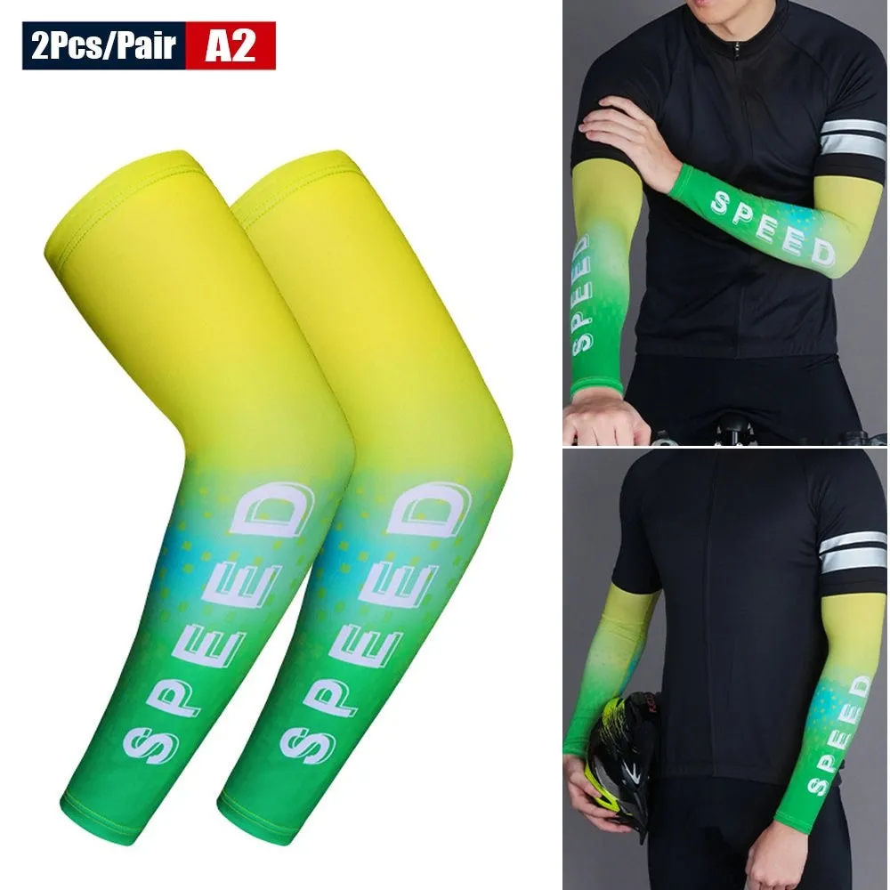 2pcs/pair Anti-uv Sun Protection Arm Sleeves for Running Basketball