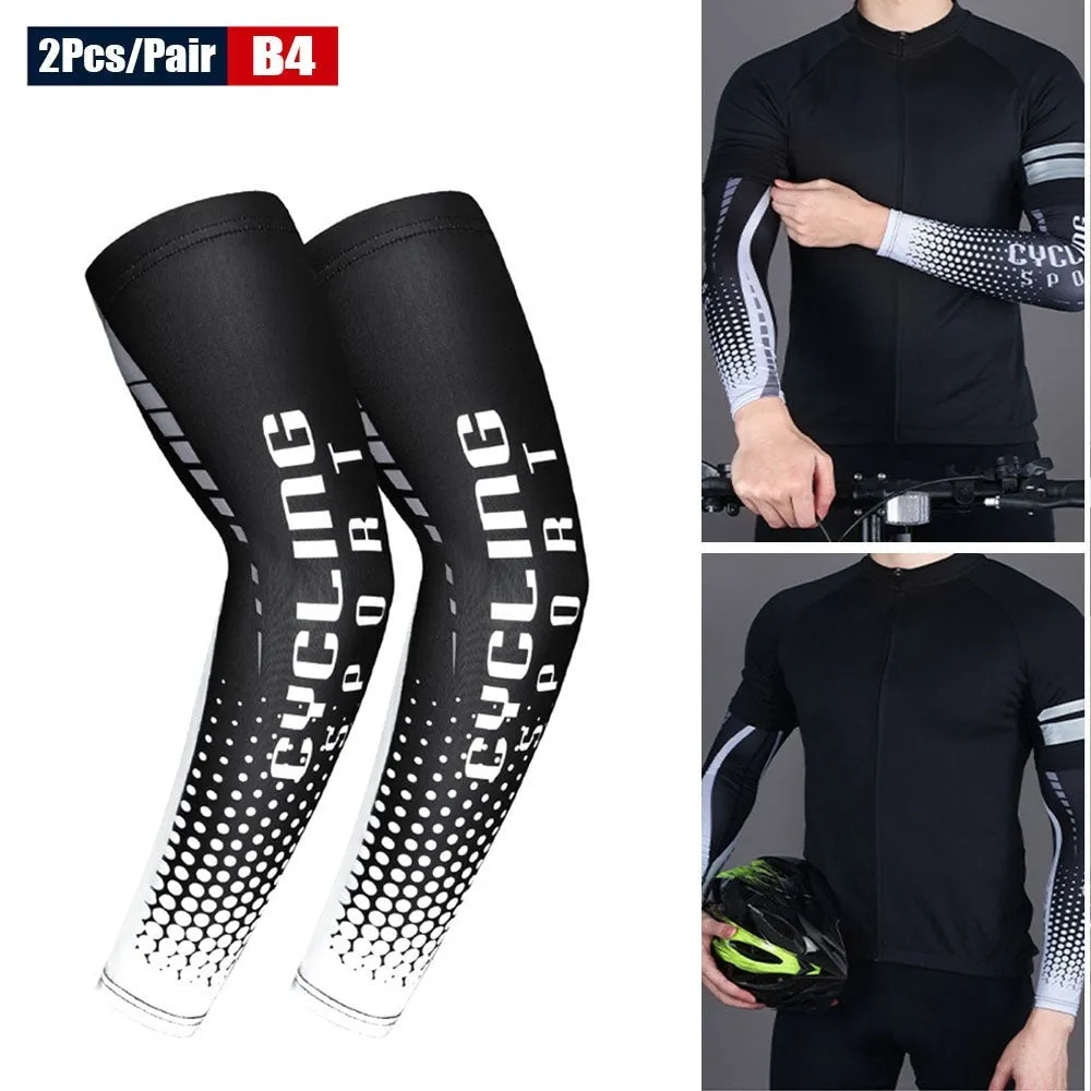2pcs/pair Anti-uv Sun Protection Arm Sleeves for Running Basketball