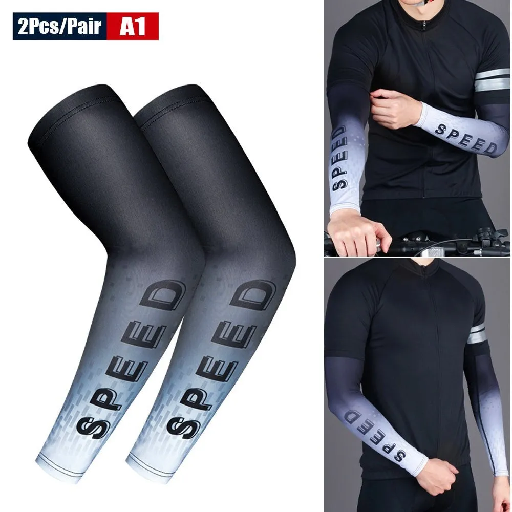 2pcs/pair Anti-uv Sun Protection Arm Sleeves for Running Basketball
