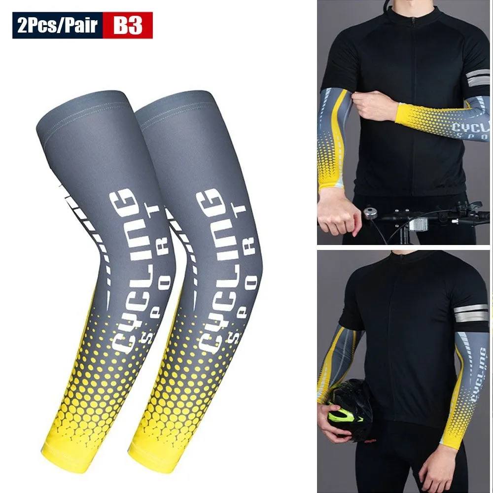 2pcs/pair Anti-uv Sun Protection Arm Sleeves for Running Basketball