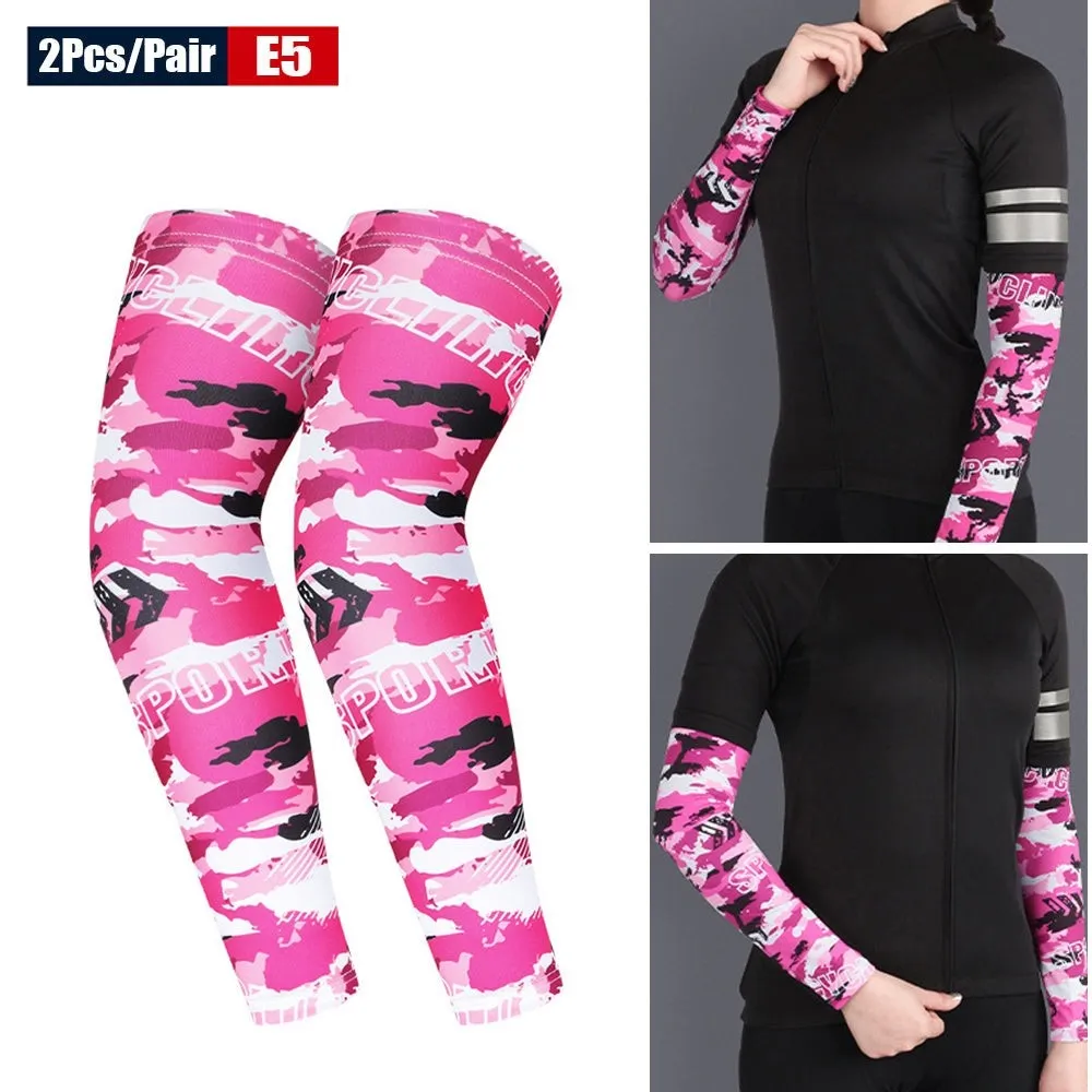 2pcs/pair Anti-uv Sun Protection Arm Sleeves for Running Basketball