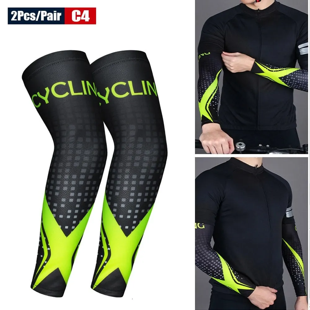 2pcs/pair Anti-uv Sun Protection Arm Sleeves for Running Basketball