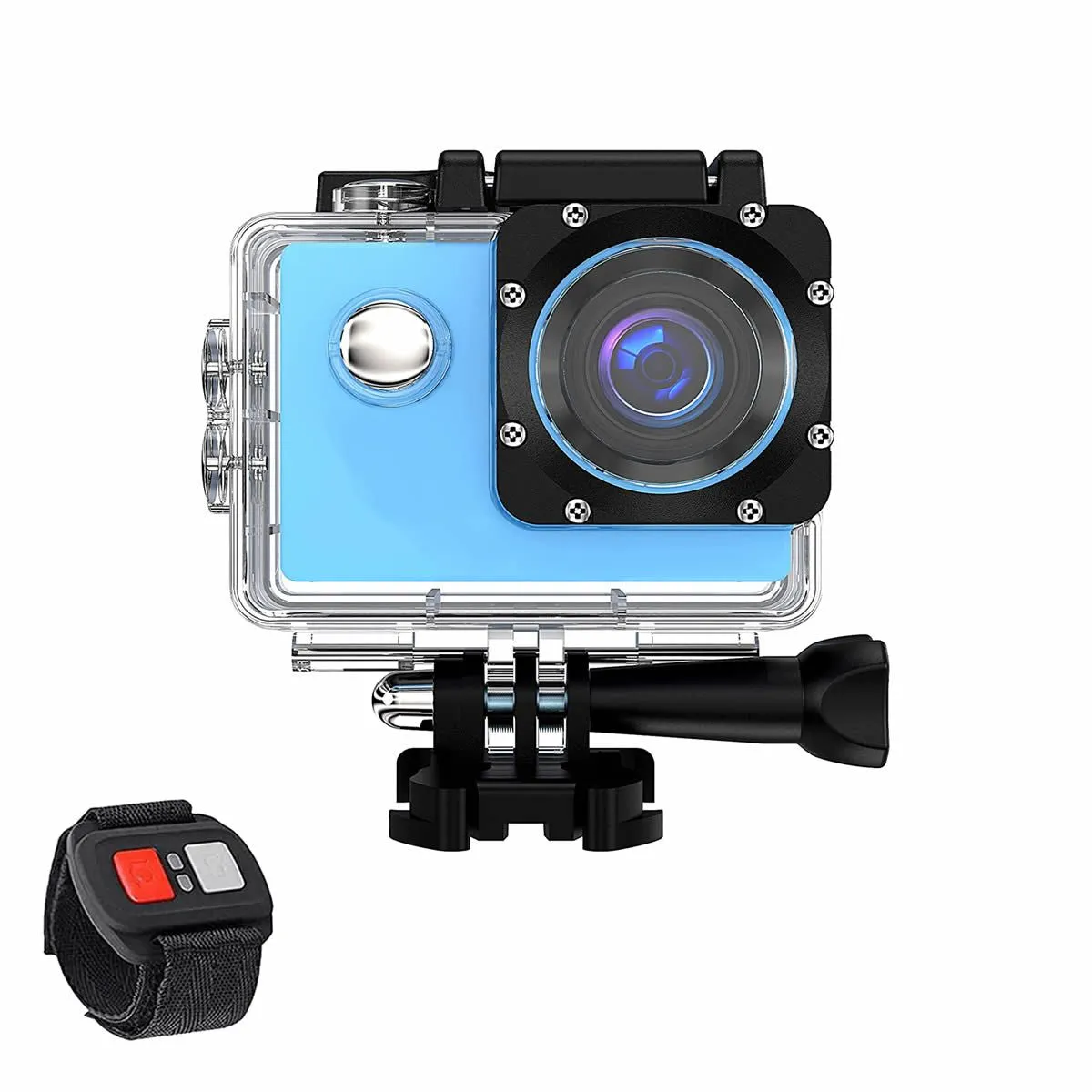 4K Action Pro Waterproof All Digital UHD WiFi Camera   RF Remote And Accessories
