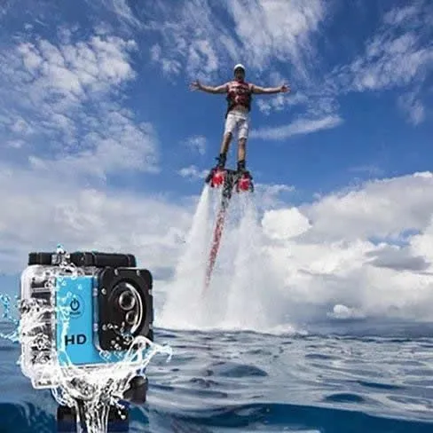 4K Action Pro Waterproof All Digital UHD WiFi Camera   RF Remote And Accessories