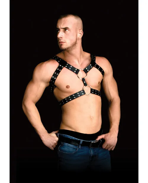 Andreas Masculine Masterpiece Body Harness - Black