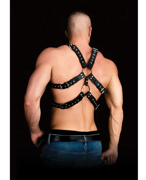 Andreas Masculine Masterpiece Body Harness - Black