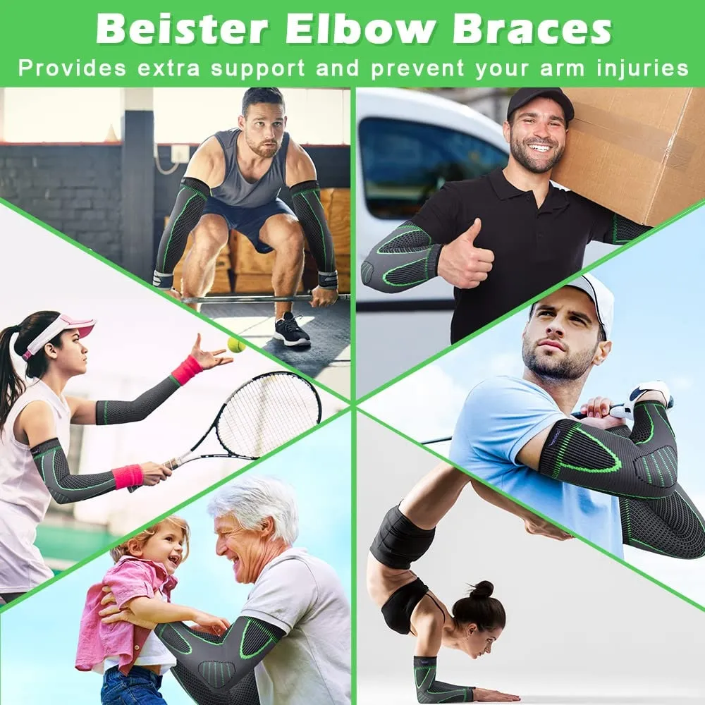 Anti-slip Arm Compression Sleeves for Cycling Basketball Football