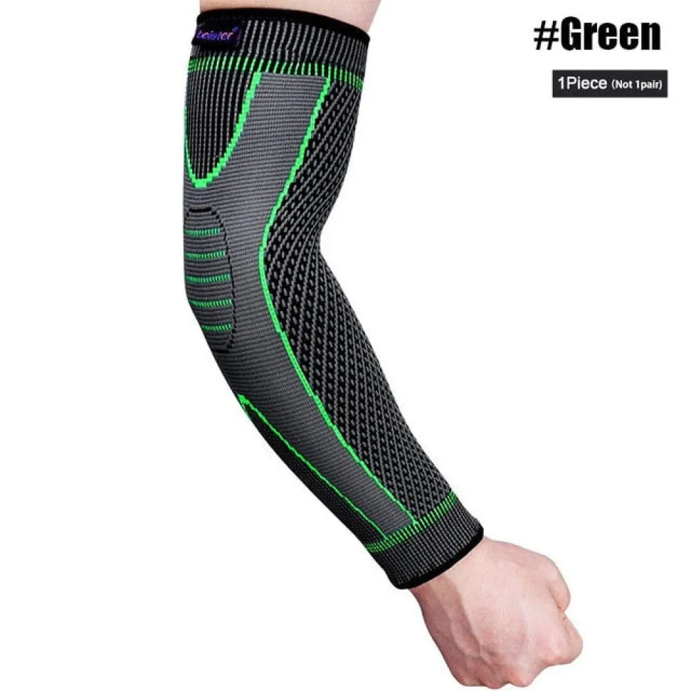 Anti-slip Arm Compression Sleeves for Cycling Basketball Football
