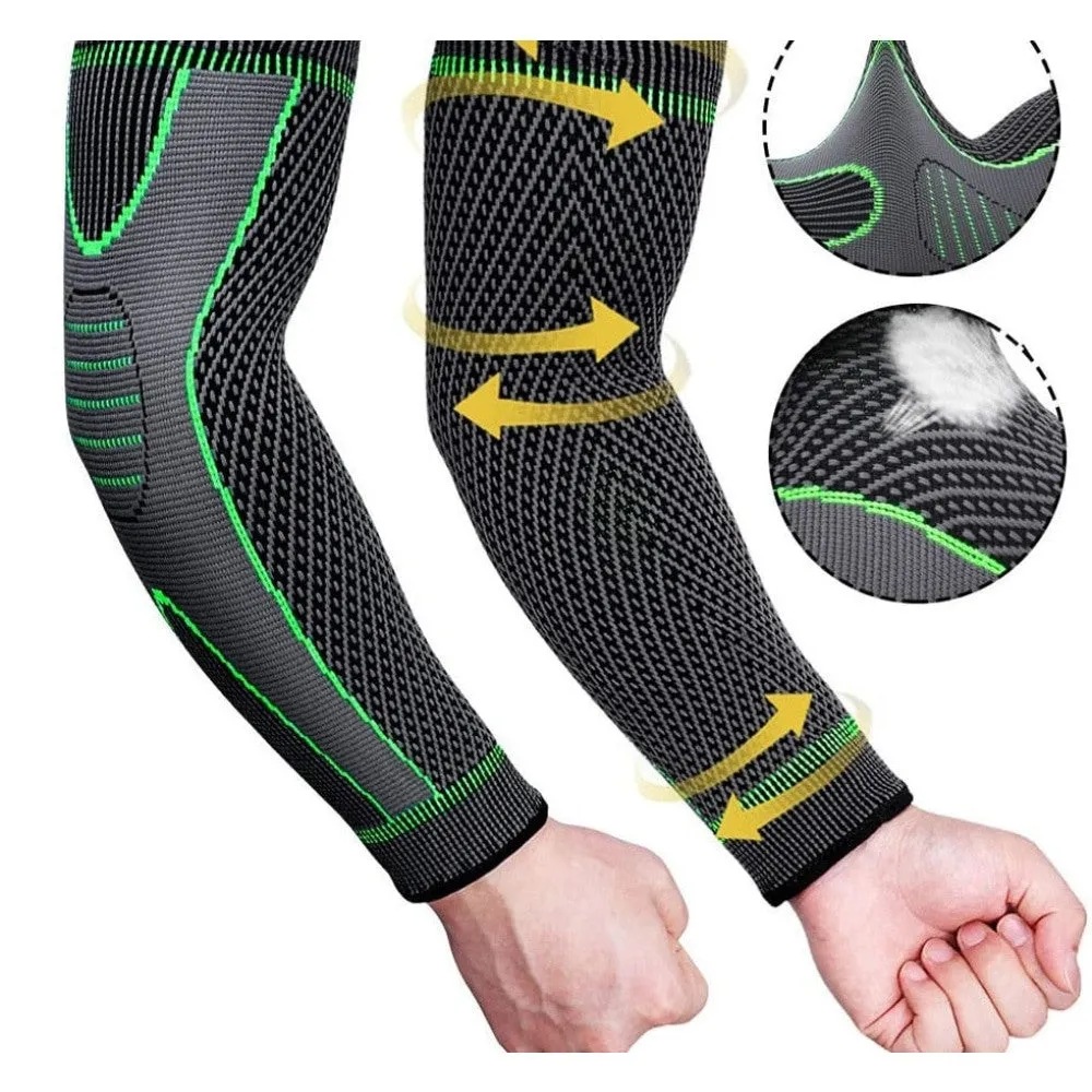 Anti-slip Arm Compression Sleeves for Cycling Basketball Football