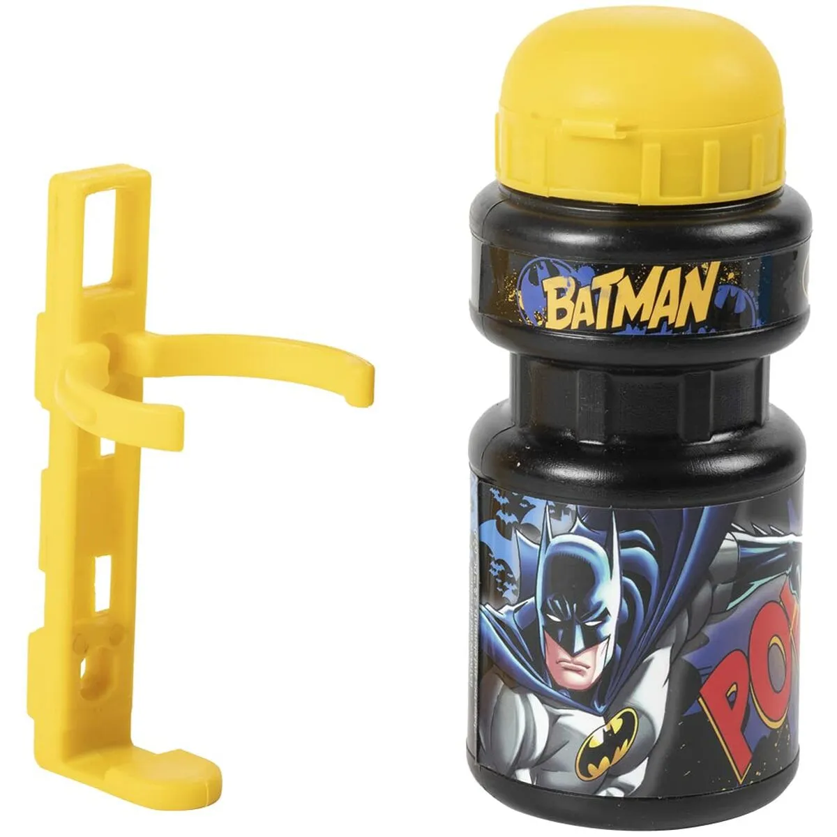 Childrens Bike Bottle by Batman Cz10969 Yellowblack 350 Ml Yellow