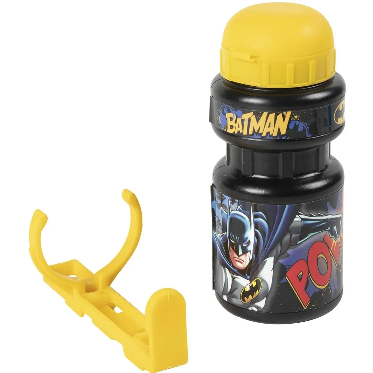 Childrens Bike Bottle by Batman Cz10969 Yellowblack 350 Ml Yellow