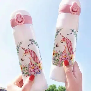 Cute Unicorn Printed Thermos