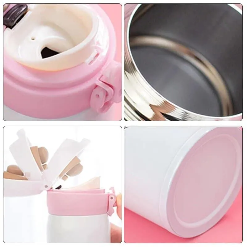 Cute Unicorn Printed Thermos