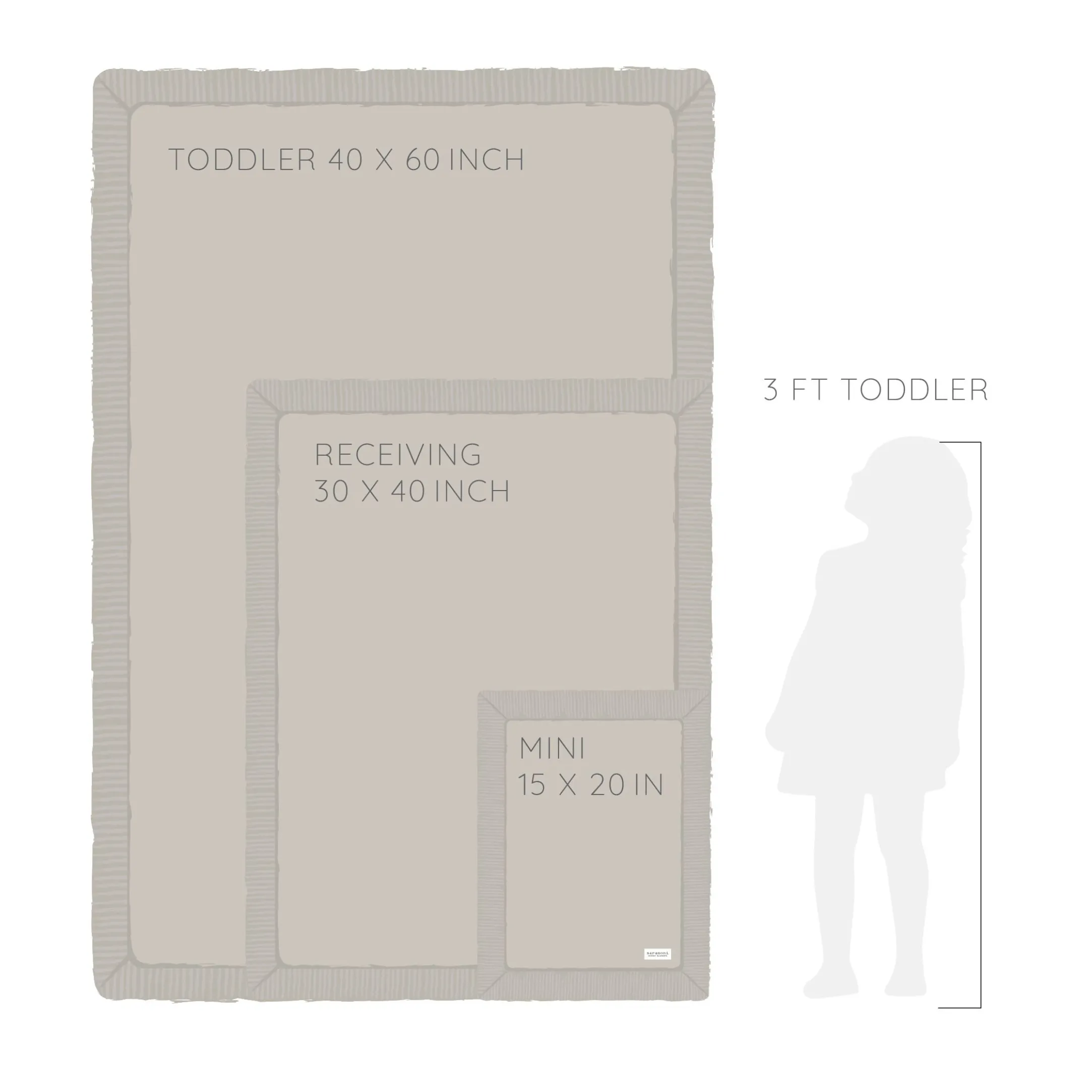 DOUBLE-LAYER BAMBONI TODDLER BLANKETS
