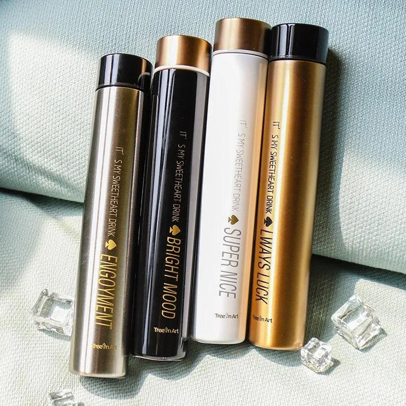 Elegant Slim Design Straight Cup Women's Travel Thermos