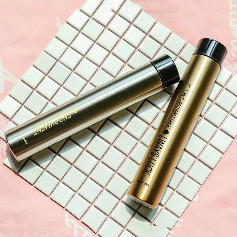 Elegant Slim Design Straight Cup Women's Travel Thermos