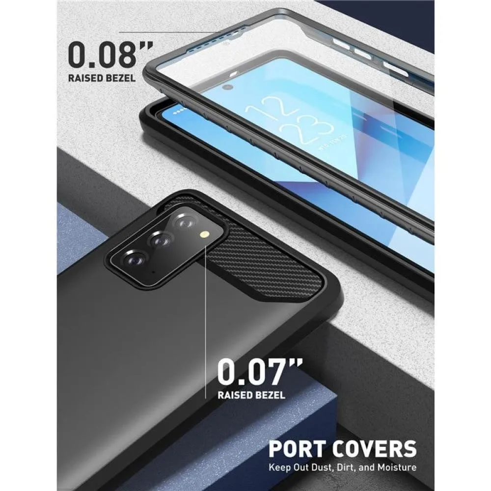 For Samsung Galaxy Note 20 Case 6.7 Rugged Case with Built-in 3d Curved