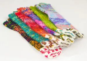 Hand-Knitted Wool Arm Warmers / "Gleeves"