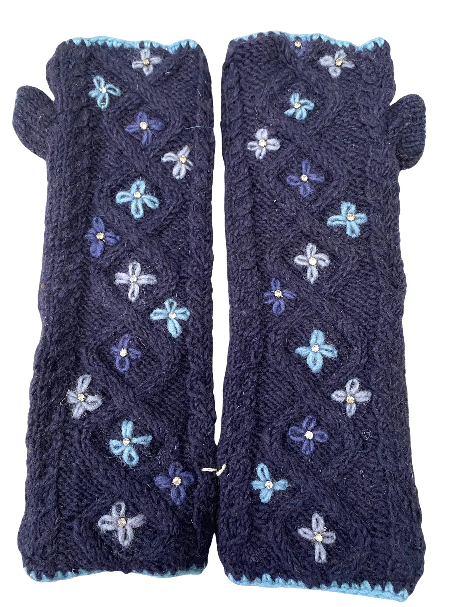 Hand warmers wool crystals 7 colour ways