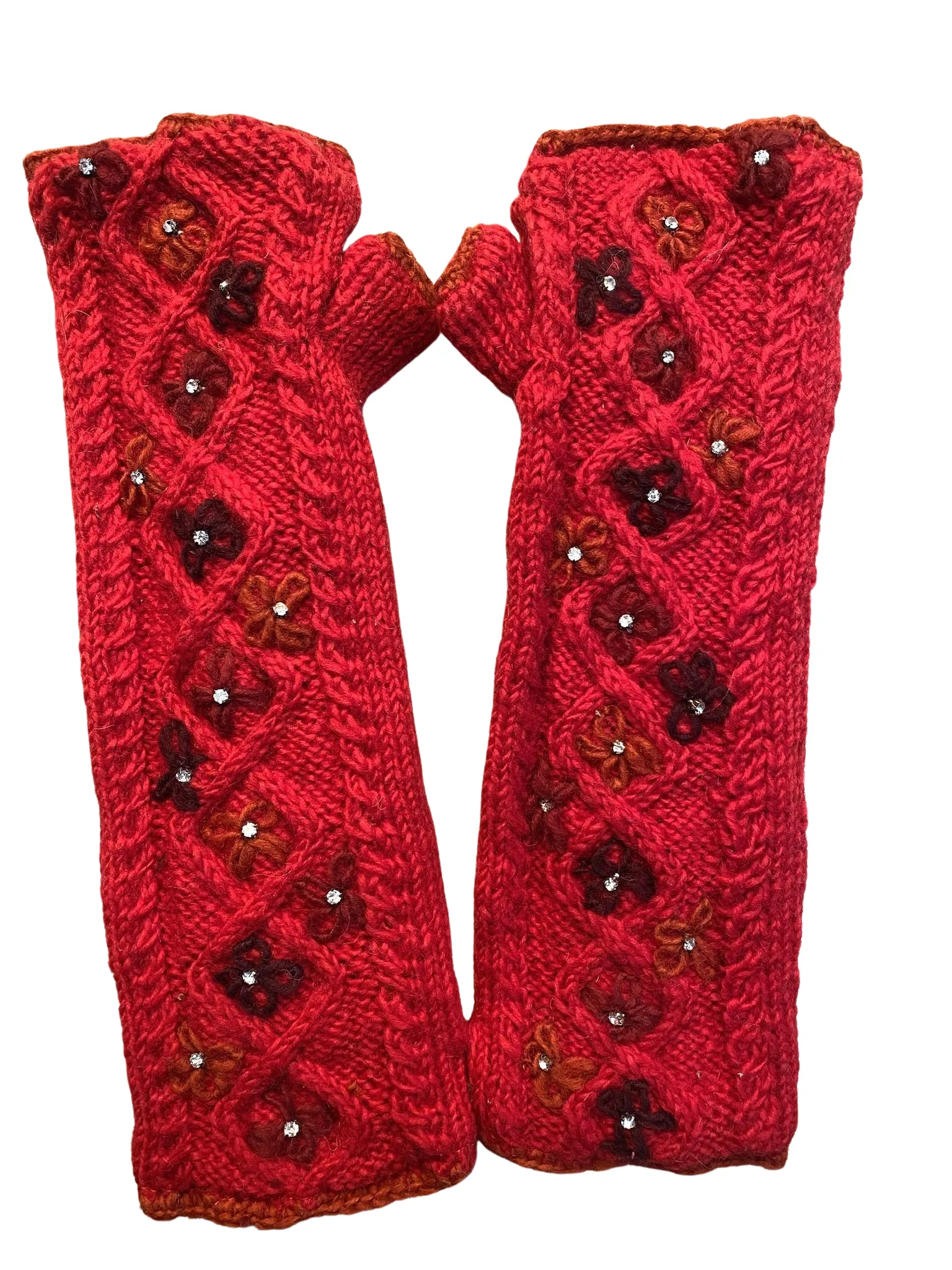 Hand warmers wool crystals 7 colour ways