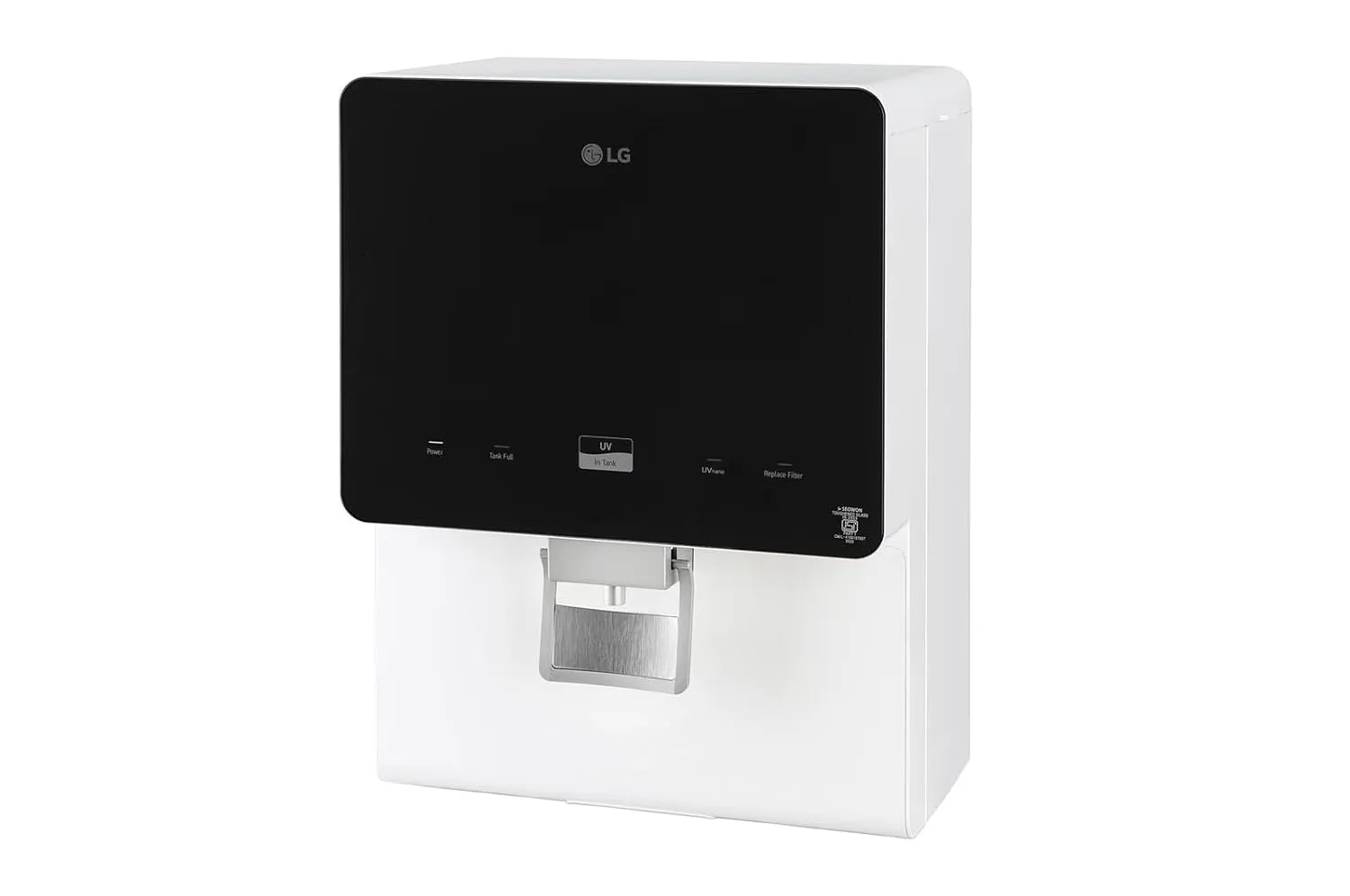 LG WW176GPBW 8L RO   UV Water Purifier | Multi-Stage Filtration, Stainless Steel Tank, Mineral Booster (Black & White)