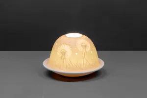 Lithophane dome- Dandelion