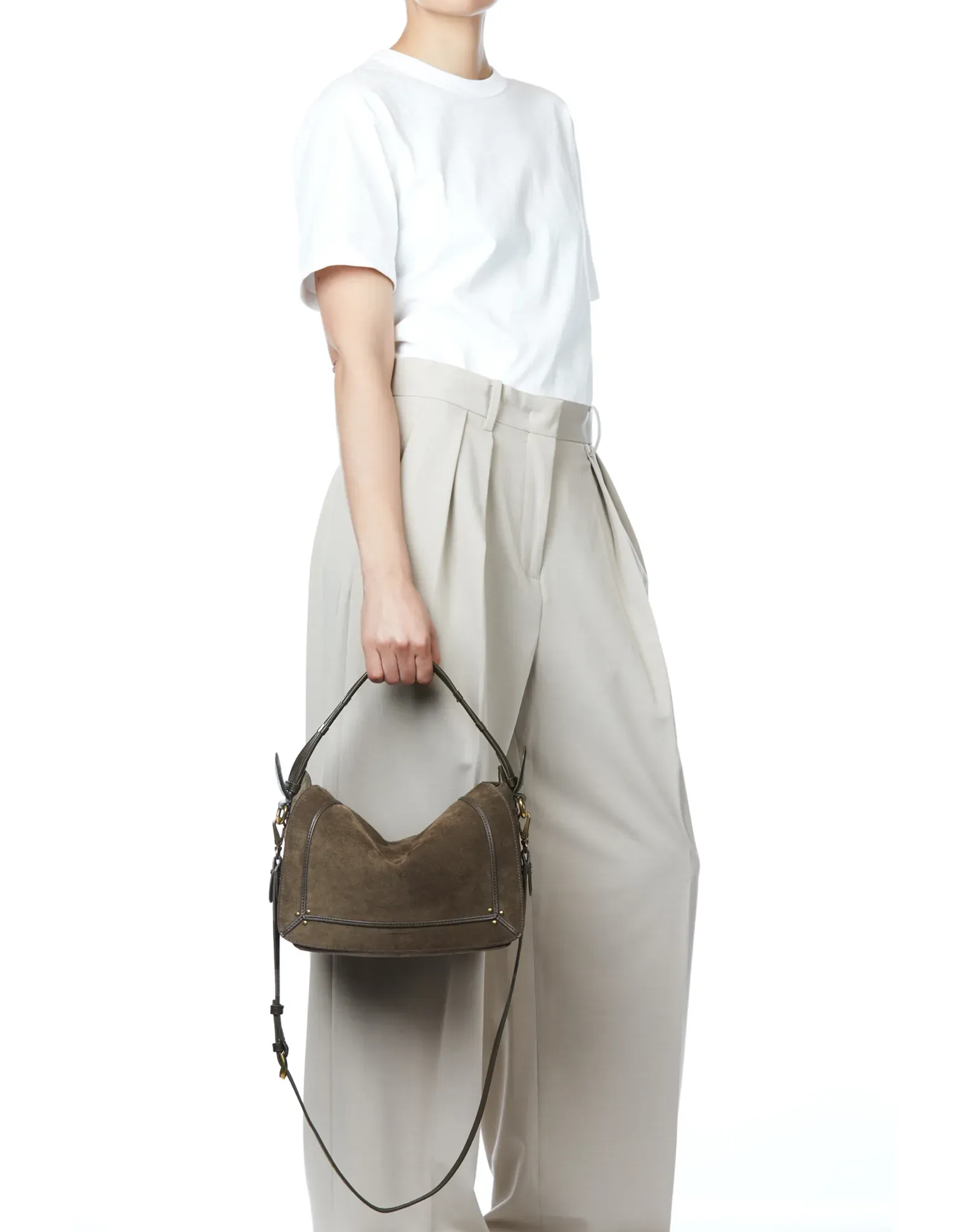 Medium Pepito Handbag in Savane