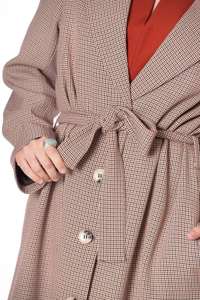 Queen Betty Check Parka