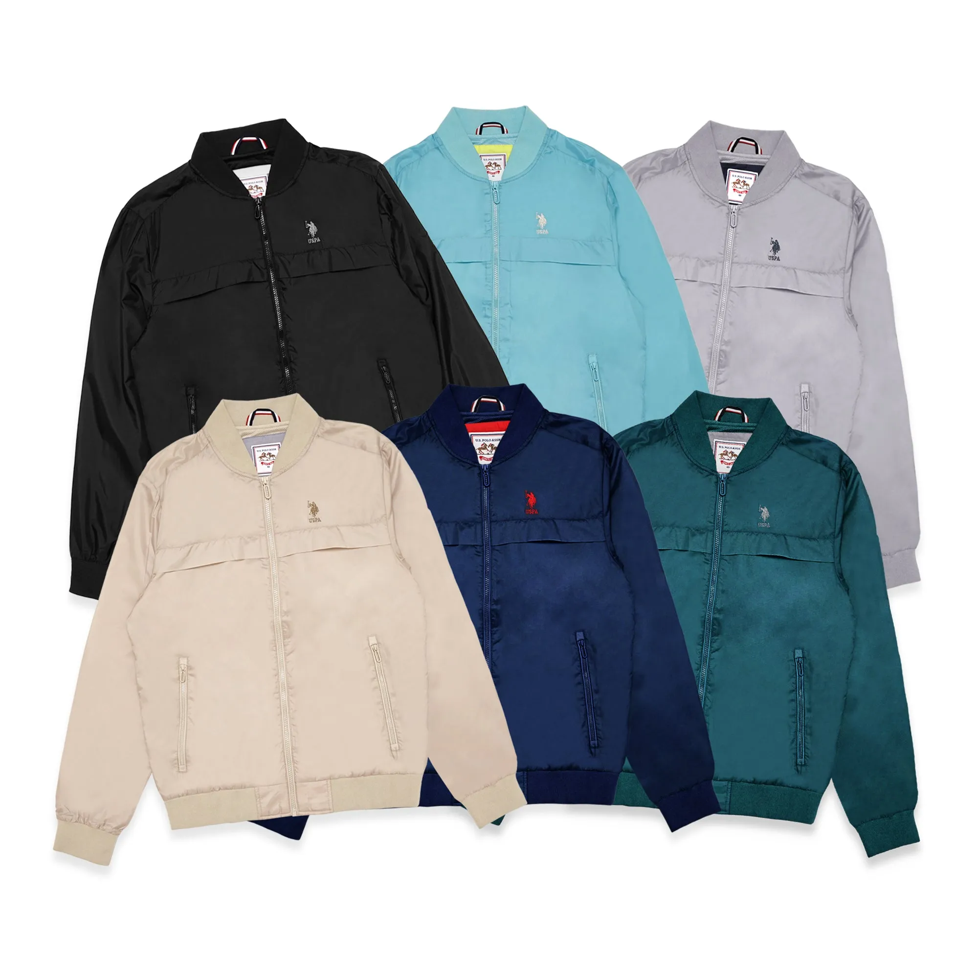 U.S. Polo Assn. Embroidery Logo Casual Bomber Jacket